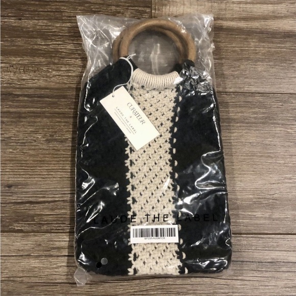 LAUDE THE LABEL Gabby Mini Macrame Bag Rachel Zoe - Picture 4 of 10